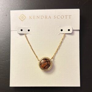 Kendra Scott Gold basketball Necklace